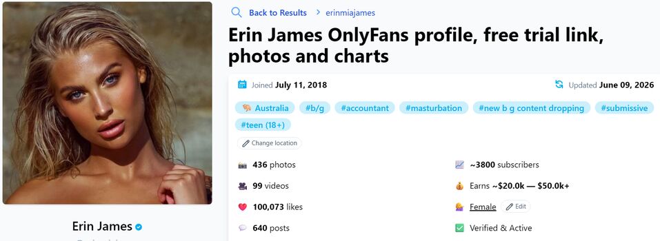 Full leaked Erin james private onlyfans photo